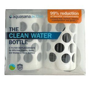 Aquasana Active Clean Water Bottle 2 Filter Replacements